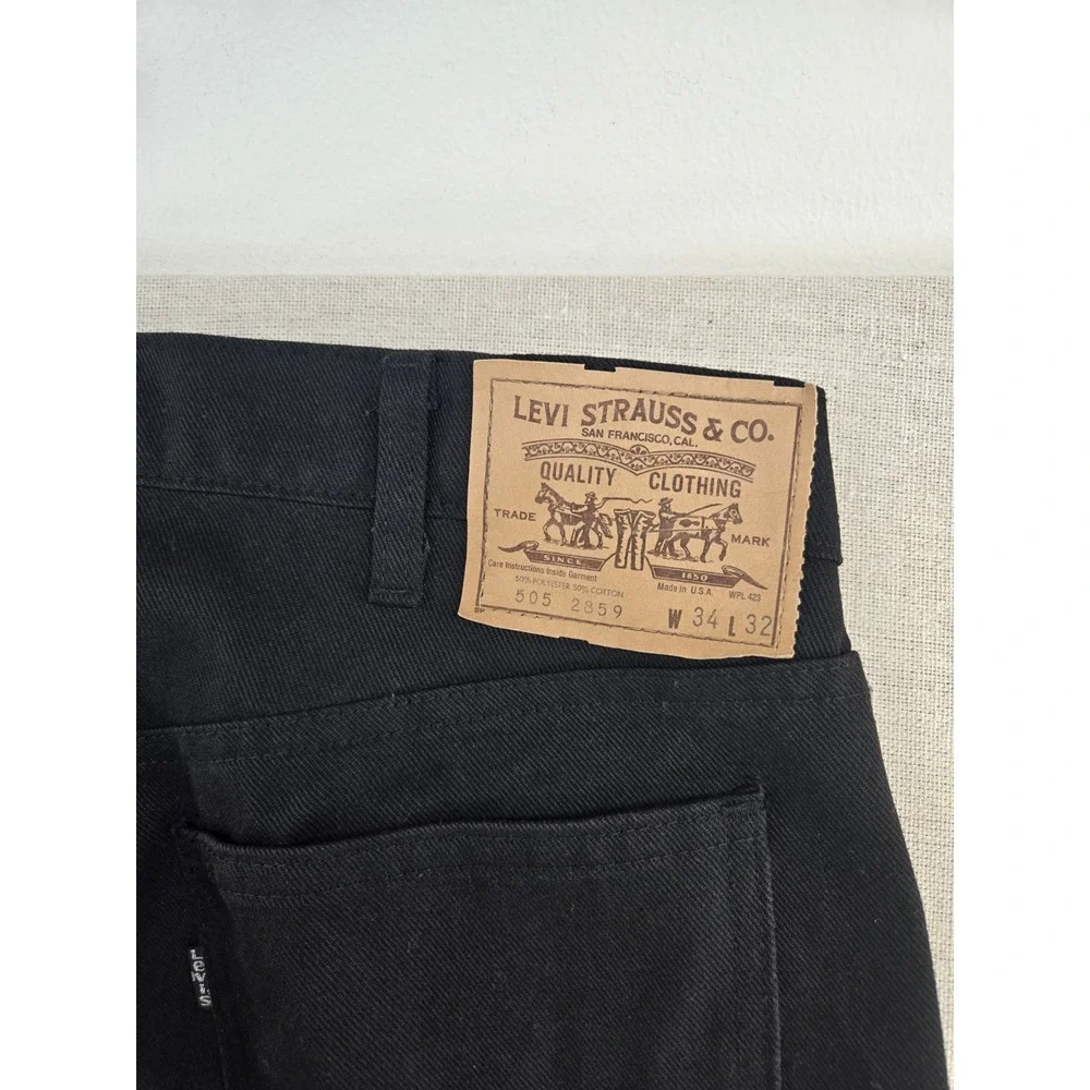 Vtg Levis 505 2859 Mens 34x32 Fits 33x32.5